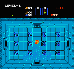 The Legend of Zelda gameplay screenshot